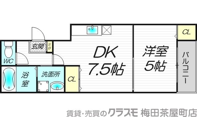 フジパレス淀川EASTの間取り