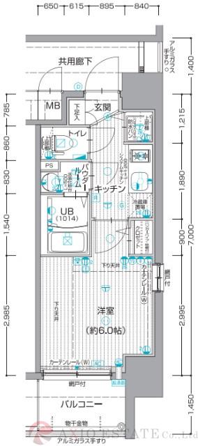 エスリード新大阪グランゲートノースの間取り