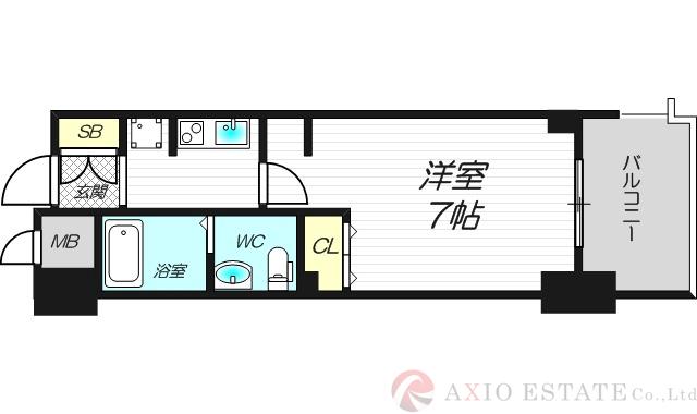 エステムコート新大阪Ⅹザ・ゲートの間取り