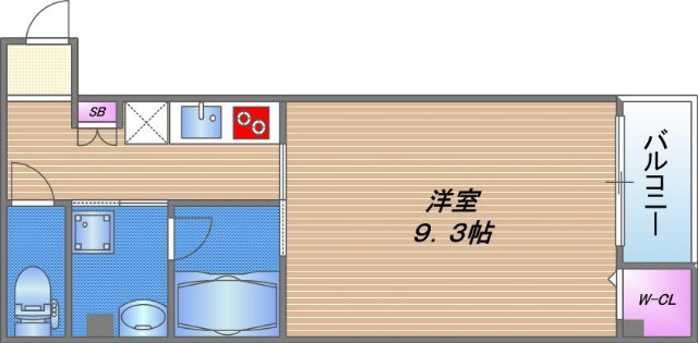 レクラン今里の間取り