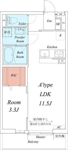 リブリ・昭和園の間取り
