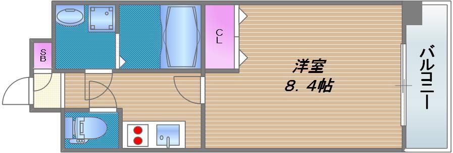 グランシス高井田の間取り