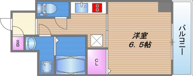 レジュールアッシュ天王寺舟橋の間取り