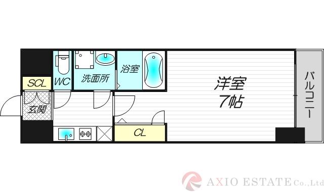 ライジングメゾン新大阪サウスの間取り