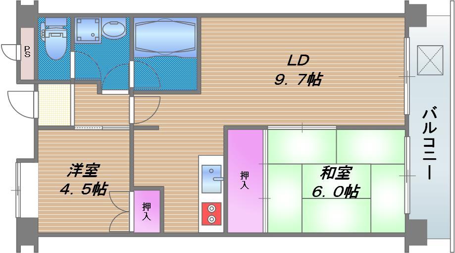 アイボリッチ・ウエストの間取り
