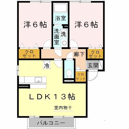 クロスロードの間取り