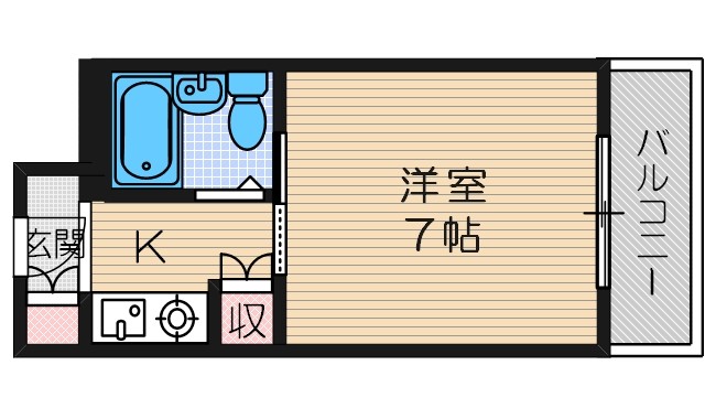 カーサ茨木の間取り