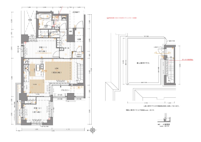 円福寺町の完工年月(2024年12月)築の賃貸マンションの間取り