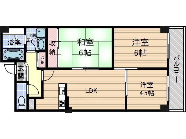 パークサイドマンションの間取り
