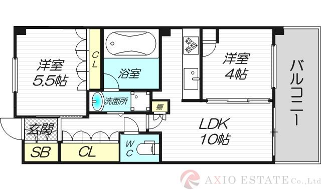 アーバンパーク淡路の間取り