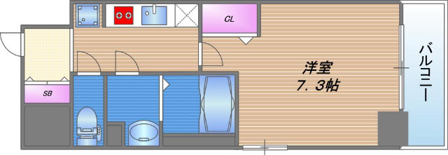 プリムール新深江の間取り