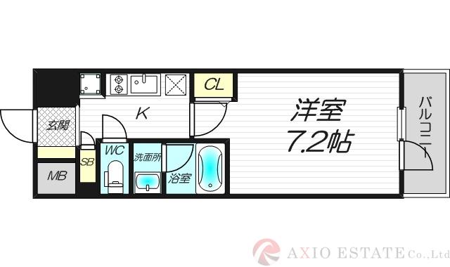 スプランディッド十三本町の間取り