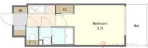 海老江の完工年月(2025年6月)築の賃貸マンションの間取り