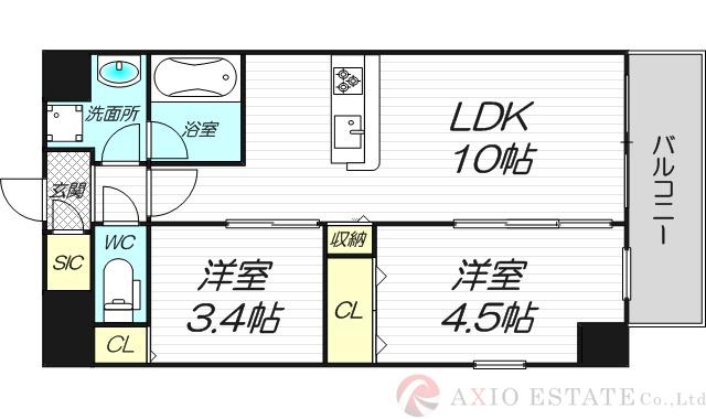 スプランディッドⅨの間取り