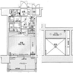 エステムプラザ大阪セントラルシティの間取り