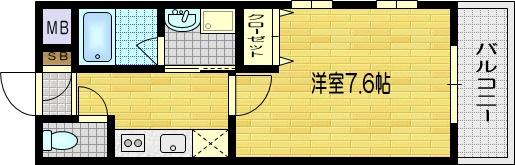 壬生西土居ノ内町の完工年月(2018年3月)築の賃貸マンションの間取り