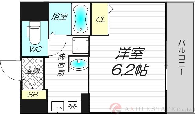 エステムコート新大阪VIエキスプレイスの間取り