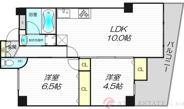 パレス東洋7号館の間取り