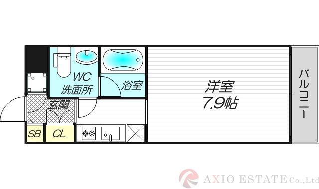 レジディア江坂の間取り