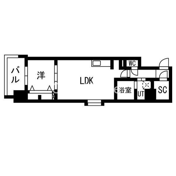 Draw上本町の間取り