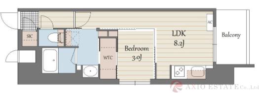 S-RESIDENCE天満橋arの間取り