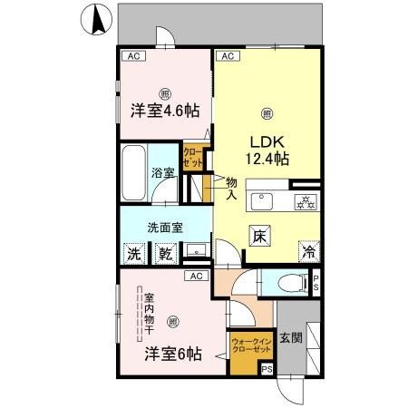 スペチアーレ東中本の間取り