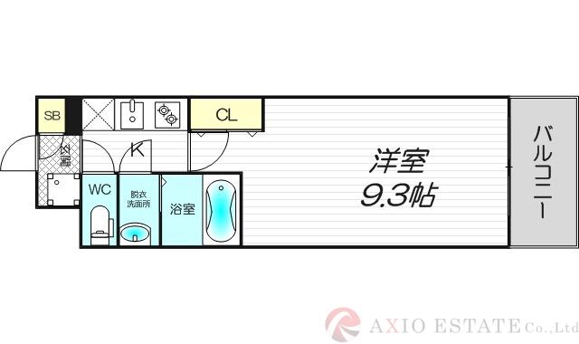 Luxe淡路の間取り