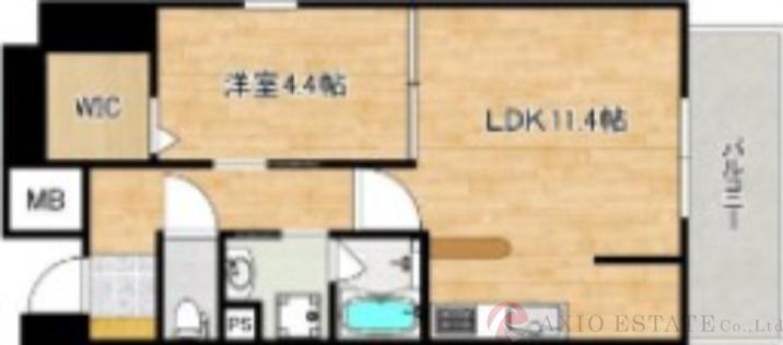 玉川の完工年月(2025年9月)築の賃貸マンションの間取り