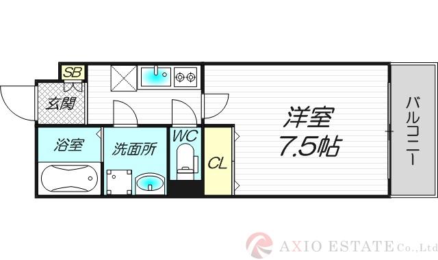 リヴィアス北大阪BREZZAの間取り