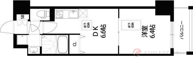 Gramercy Juso-higashi 2ndの間取り