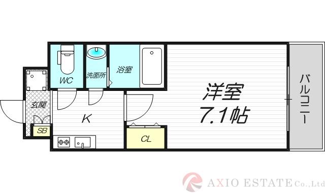 ウインズコート新大阪Ⅱの間取り