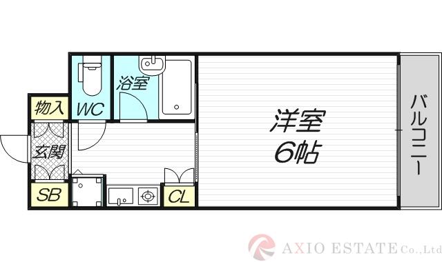 リーガル新大阪Ⅱの間取り