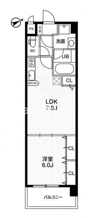 アーバンフラッツ城東の間取り