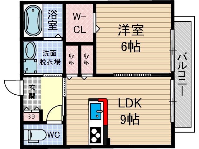 カーサルーチェの間取り