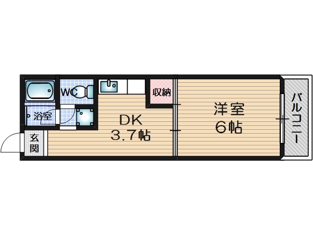 メゾン中井の間取り