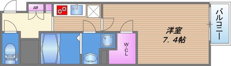 JPレジデンス大阪上町台の間取り