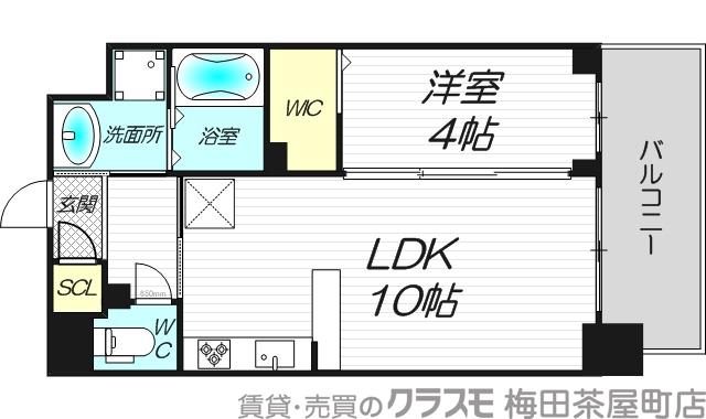 S-RESIDENCE東三国amanteの間取り