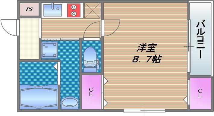 フジパレス城東諏訪Ⅶ番館の間取り