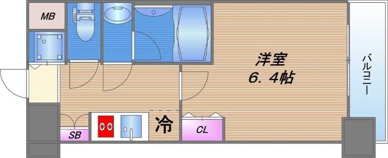 グランカーサ高井田の間取り