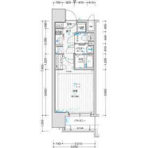 アドバンス上町台Ⅱクレイドルの間取り
