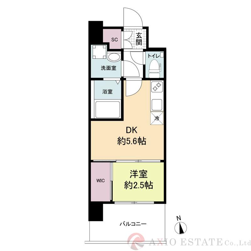 セレニテ福島プリエの間取り