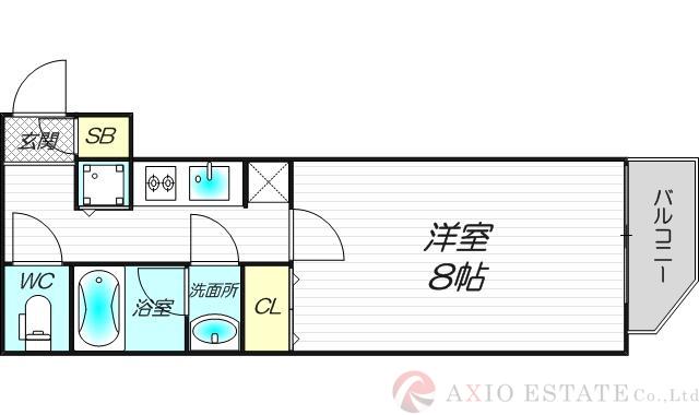セイワパレス福島駅前の間取り