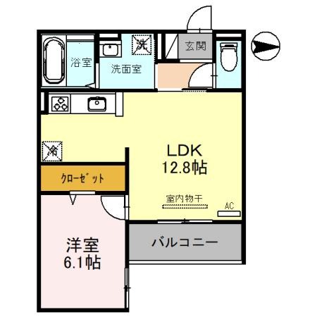 D-room阪急茨木市の間取り