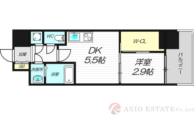 セレニテ新大阪プリエの間取り