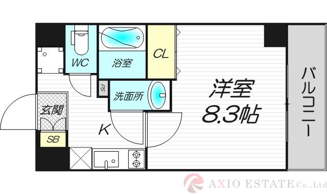 MELDIA CREST TAPP新大阪WESTの間取り
