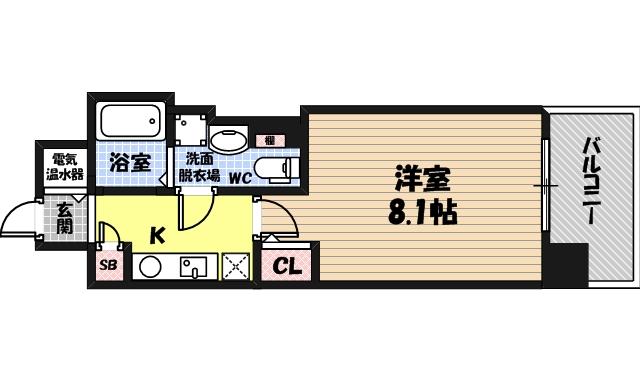 グラマシー京橋の間取り