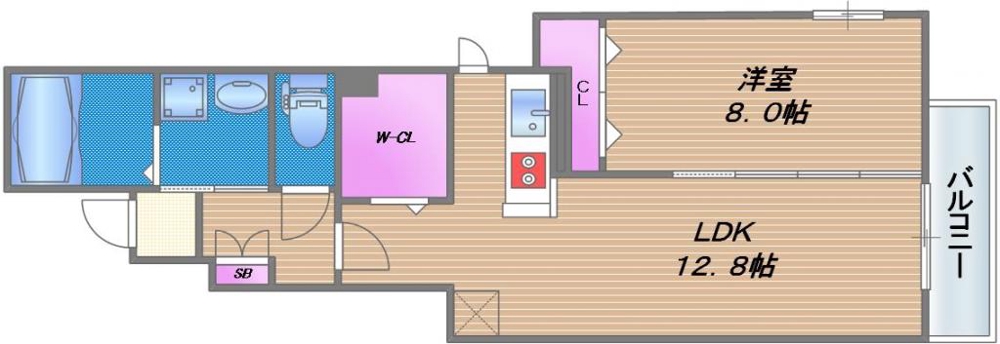 リバーサイド大今里の間取り