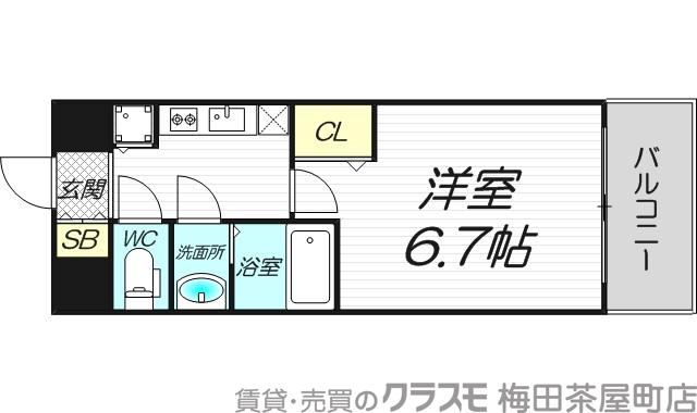 べラジオ三国駅前の間取り