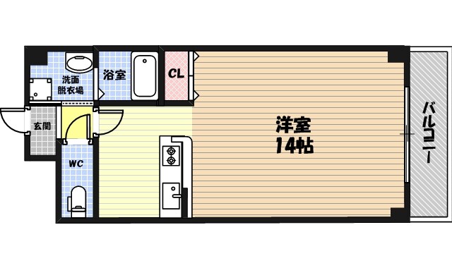 HR FRONT REGAL野江駅前の間取り