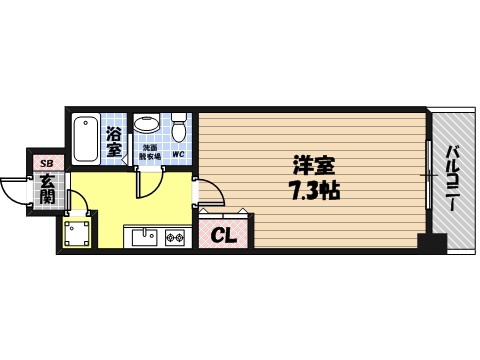 セレニテ京橋クレアの間取り